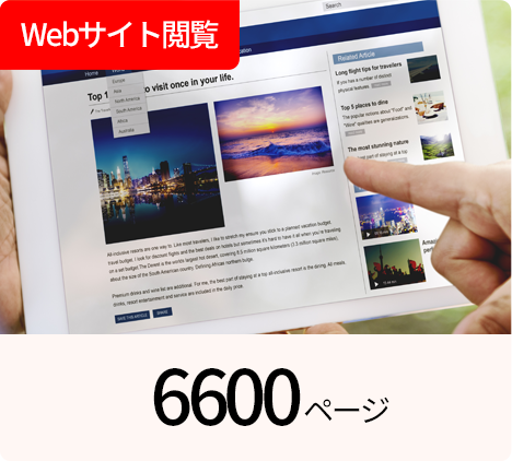 Webサイト閲覧 | 6600ページ