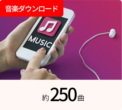 音楽ダウンロード | 約250曲